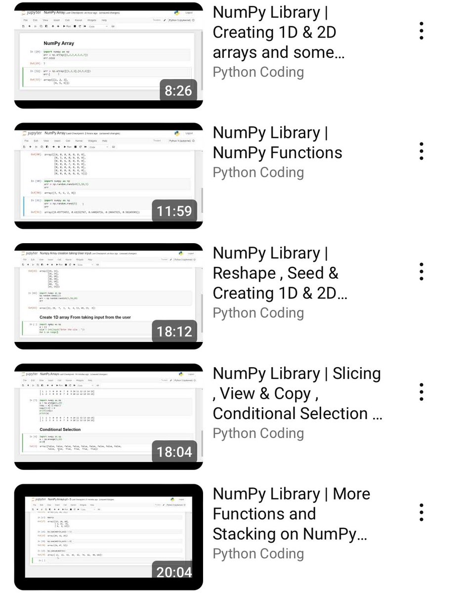 clcoding's tweet image. Learn Numpy library in Python
 youtube.com/playlist?list=…