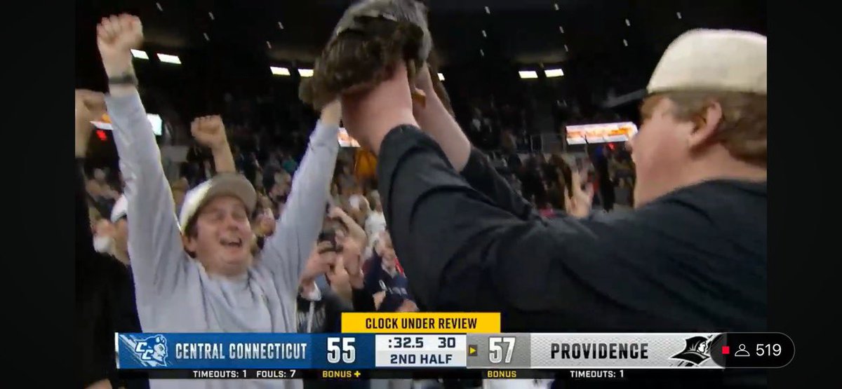 BOCallday's tweet photo. Only in Providence, man. Friar nation and PCBC is different. A live duck in the student section https://t.co/H1EyzzhISe