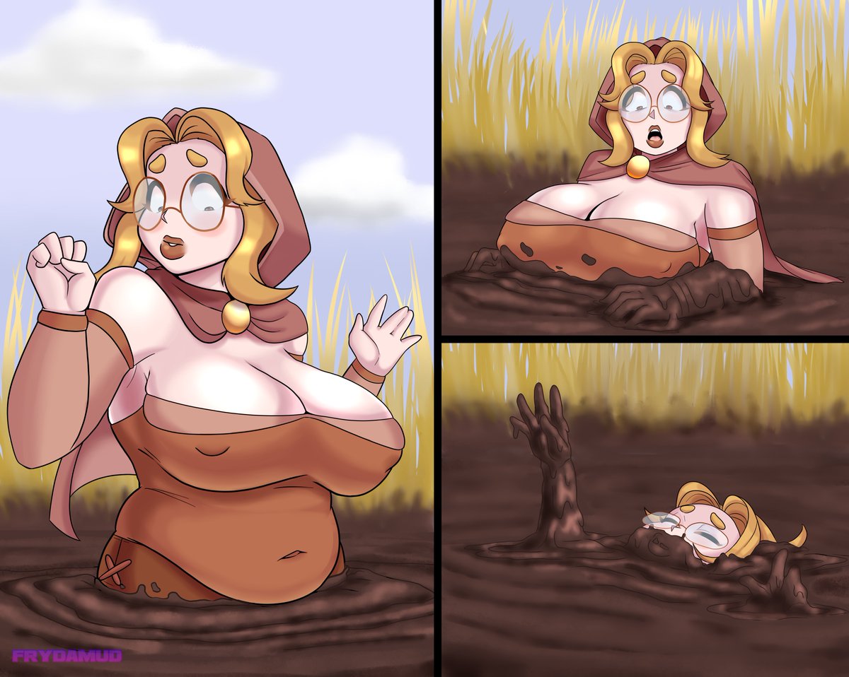 FrydaMud's tweet photo. The cute and chubby Klo is in trouble, without her reliable book to help her to get out! 

This is my part of an arttrade with the talented @Qajarito 

Thank you very much! ^^

DA: https://t.co/Bq46mZo9SN https://t.co/KIhED7vaDY