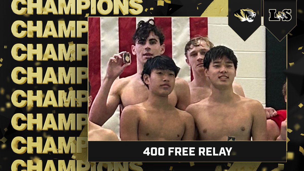 400 Free Relay 

Suburban Conference Champions