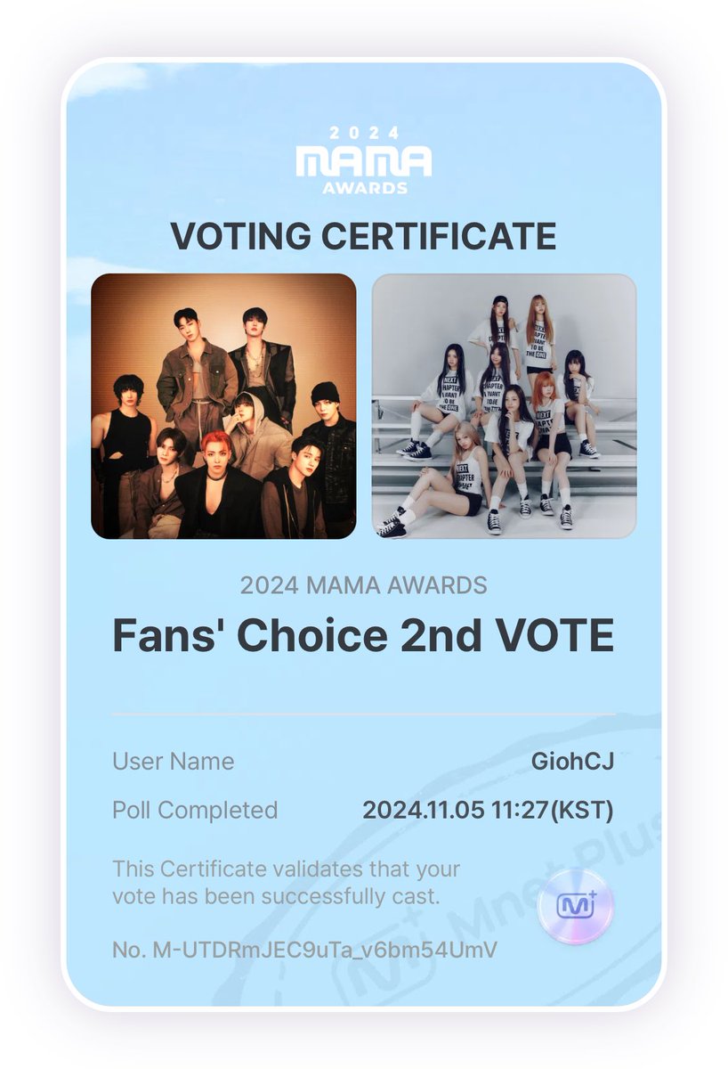 Jay_HLY's tweet photo. #2024MAMAAWARDS #MnetPlus #Fans'Choice https://t.co/Qpt4shrRXU