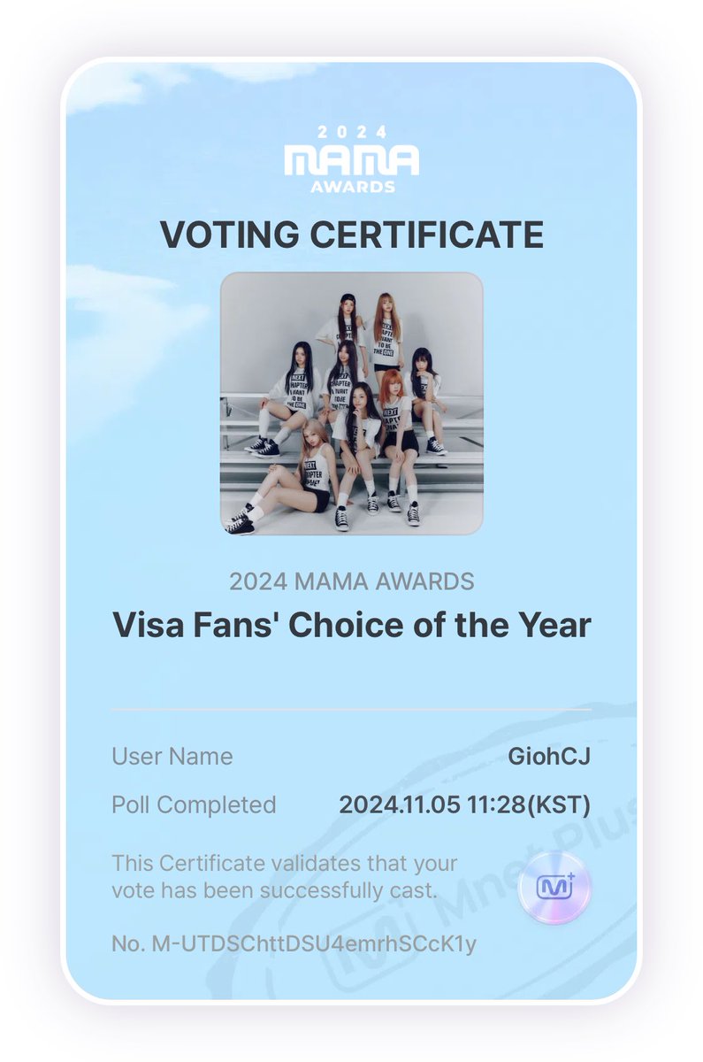 Jay_HLY's tweet photo. #2024MAMAAWARDS #MnetPlus #VisaFans'ChoiceoftheYear https://t.co/qiaBvf3nhR
