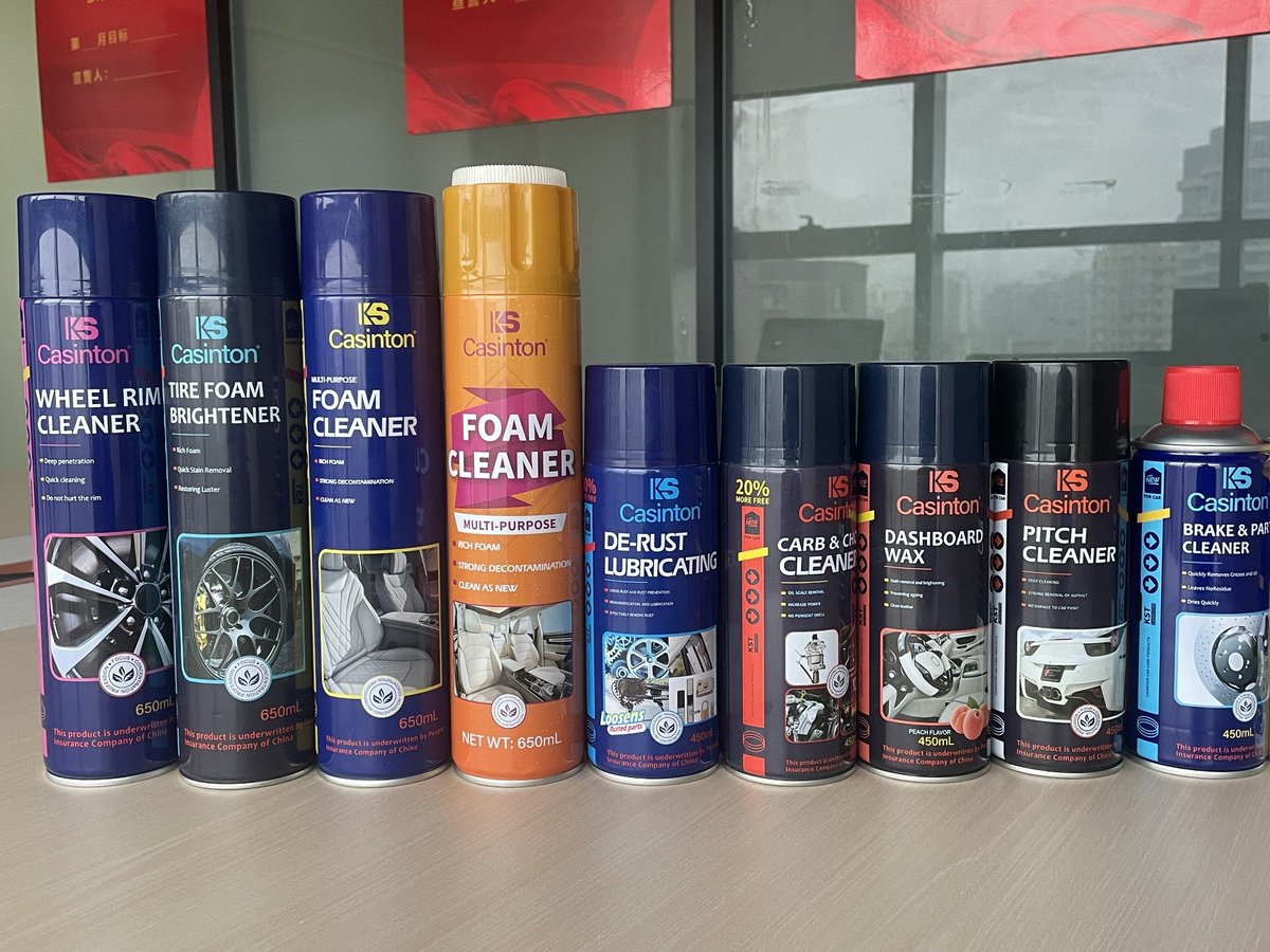 Vinnie_Qin_'s tweet photo. Car cleaning products and household cleaning products.
In stock, factory direct, good price
#MultiPurposeFoamCleane #LeatherTyreWax #TireFoamBrightener #CarCeramicCoatingSpray #WheelRimCleanerSpray #airfreshener #kitchengreasydirtcleaner #gas #balloonbrightener #snowspray https://t.co/kZE3nlp0NK