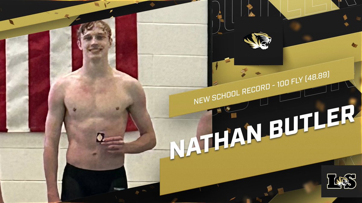 Nathan Butler 
NEW SCHOOL RECORD 
100 Fly (48.89)