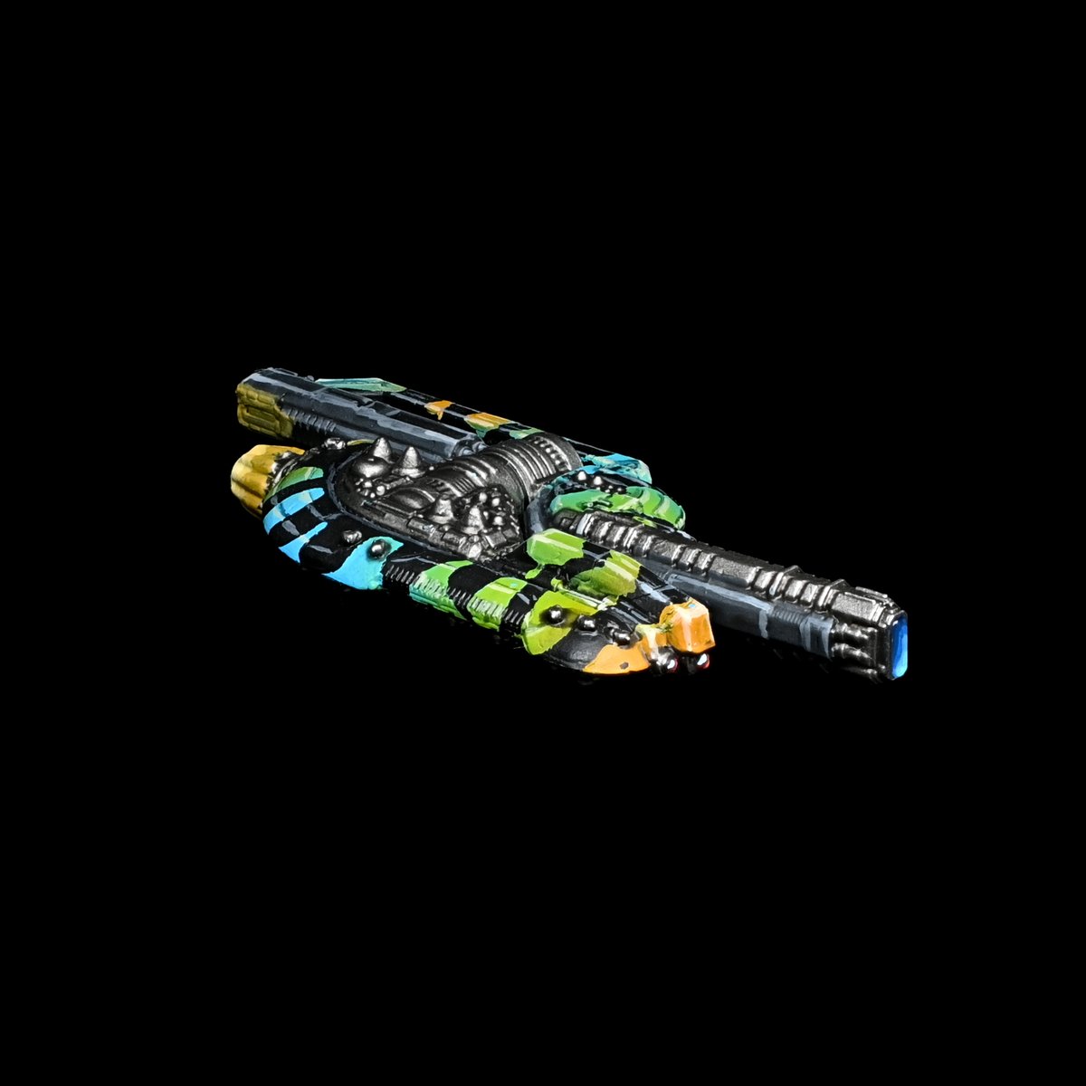 mpherrington's tweet image. Newton - Thisangry little killsat continues to have a scary looking gun in the new edition
#dropfleetcommander #dropfleet #goonhammer #minipainting #tabletopgaming #tabletopgames #ttcombat #spaceships #ship