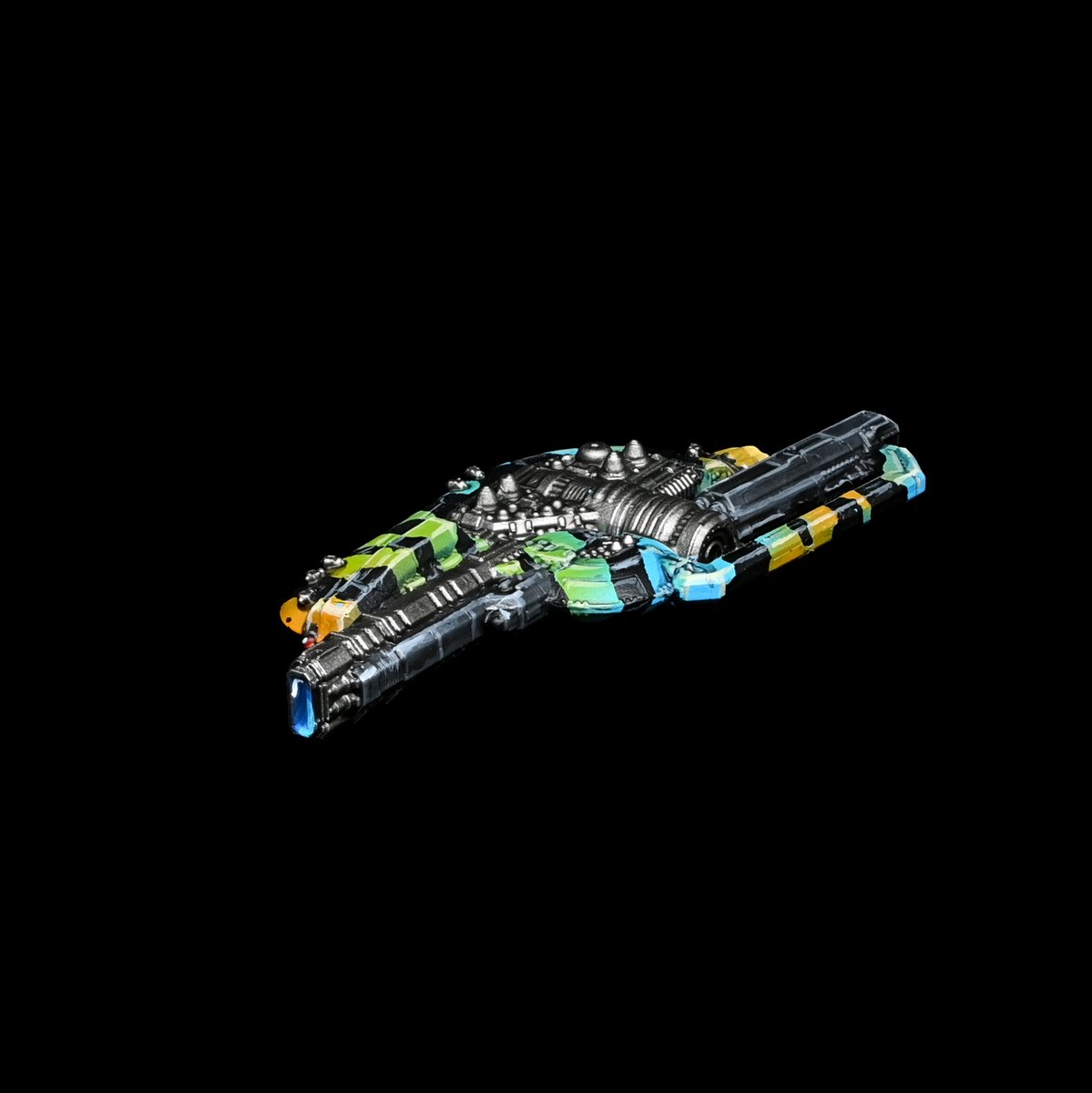 mpherrington's tweet image. Newton - Thisangry little killsat continues to have a scary looking gun in the new edition
#dropfleetcommander #dropfleet #goonhammer #minipainting #tabletopgaming #tabletopgames #ttcombat #spaceships #ship