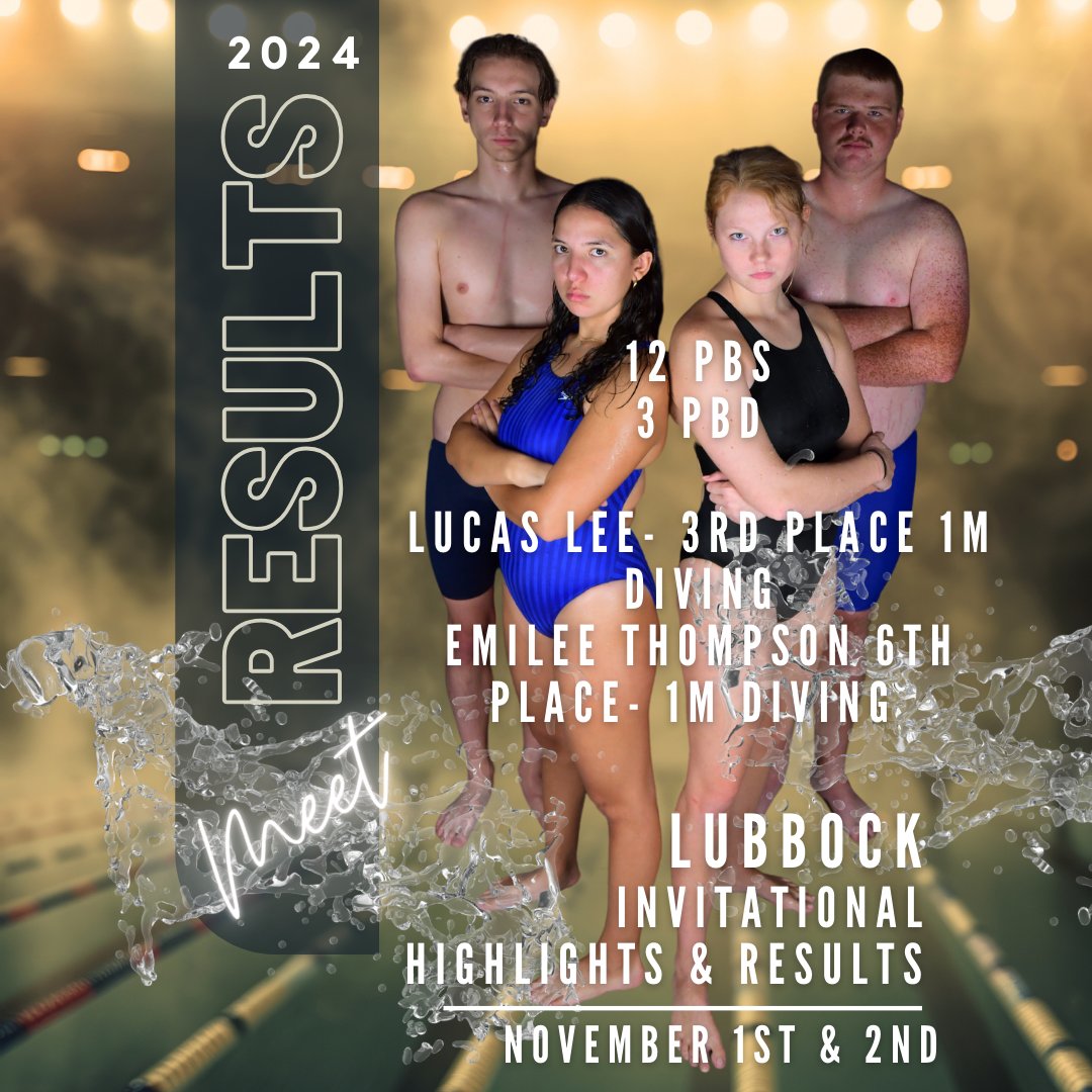 SwimmingAisd's tweet photo. Despite lightning delays, we made the most of our time in Lubbock this past weekend with some PBS (personal best swim) and PBD (personal best dives). Oh and we had some halloween fun!
#chooseabilene
#aisdswim
#huddle https://t.co/KnJbEi2Q13