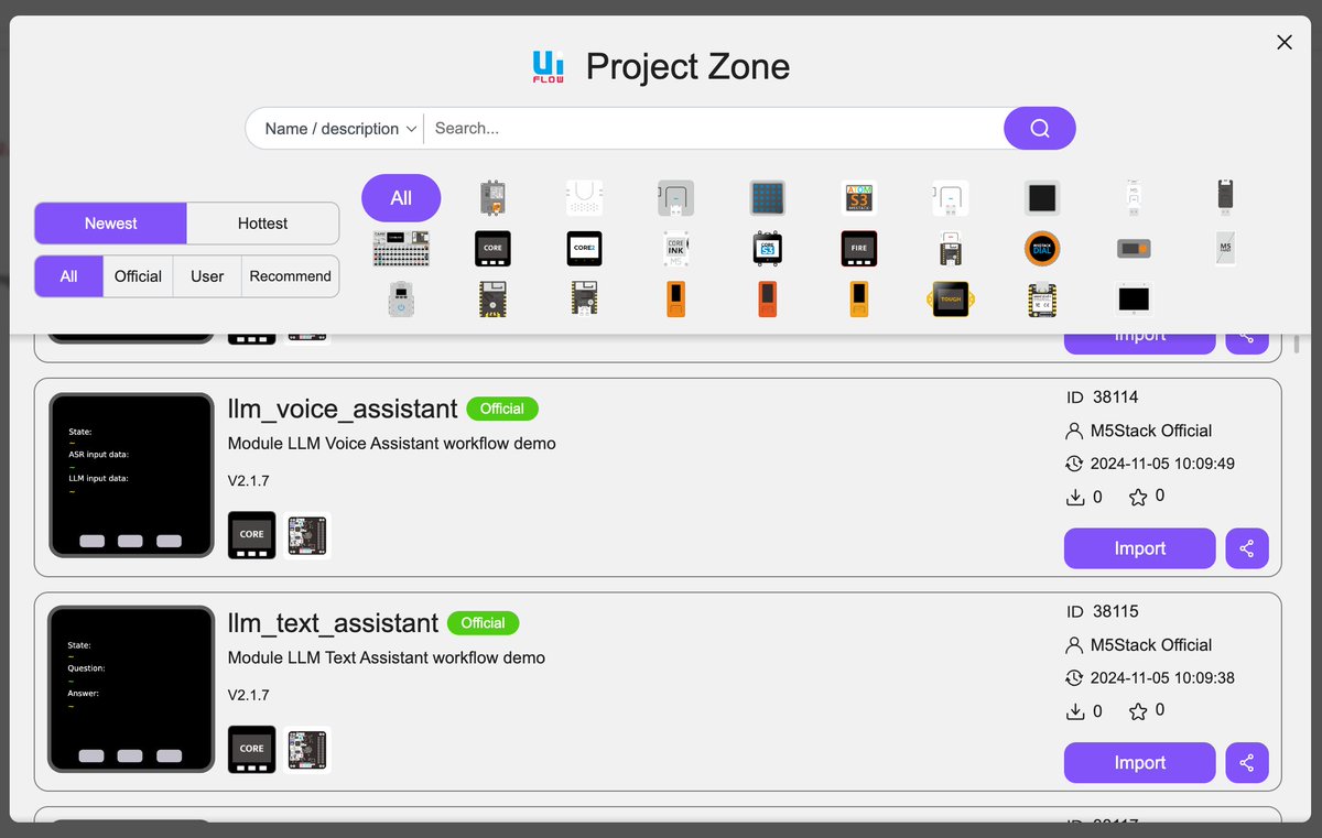 its_hard_2_name's tweet image. You can find the LLM demos in projects zone!

#ModuleLLM