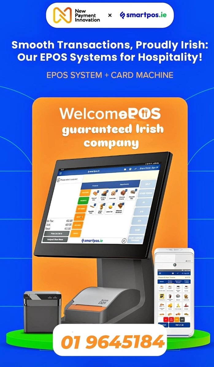 WelcomePOS,  purpose built for the hospitality industry