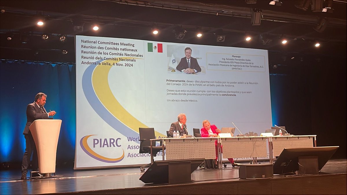 Ing. Clemente Poon (@ingcpoon) on Twitter photo Hoy tuvimos en Andorra nuestra 3a Reunión Anual de Comités Nacionales de <a href="/PIARC_Roads/">WorldRoadAssociation</a> de la cual soy el Representante, fue un dia intenso de trabajo donde los CN presentaron sus experiencias y buenas prácticas.
<a href="/AMIVTACmx/">AMIVTAC</a>
<a href="/FEMCIC1/">FEMCIC, A.C. Oficial</a>
<a href="/SICTmx/">SICT México</a> Hoy tuvimos en Andorra nuestra 3a Reunión Anual de Comités Nacionales de <a href="/PIARC_Roads/">WorldRoadAssociation</a> de la cual soy el Representante, fue un dia intenso de trabajo donde los CN presentaron sus experiencias y buenas prácticas.
<a href="/AMIVTACmx/">AMIVTAC</a>
<a href="/FEMCIC1/">FEMCIC, A.C. Oficial</a>
<a href="/SICTmx/">SICT México</a>