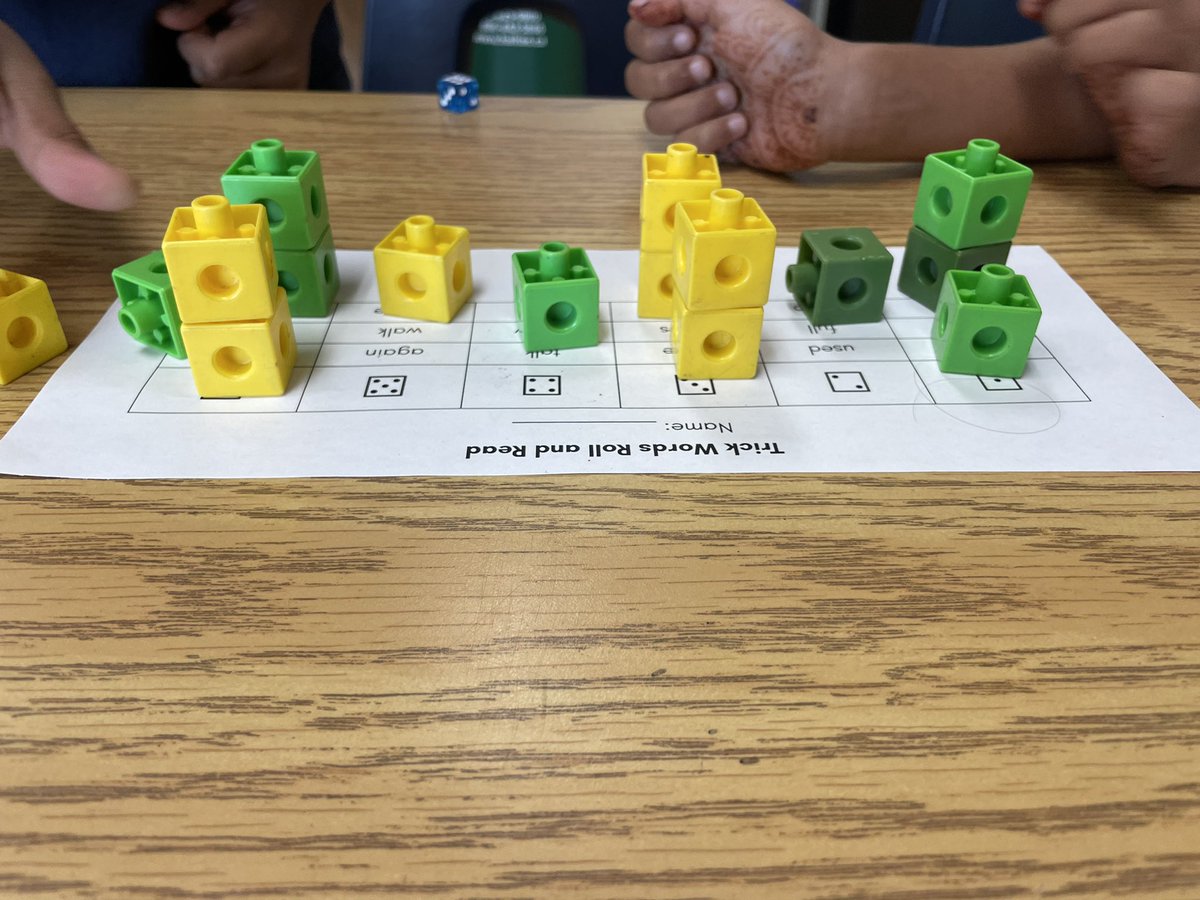 Ss practised trick words with Roll and Read games today. 
#MySilverCreek