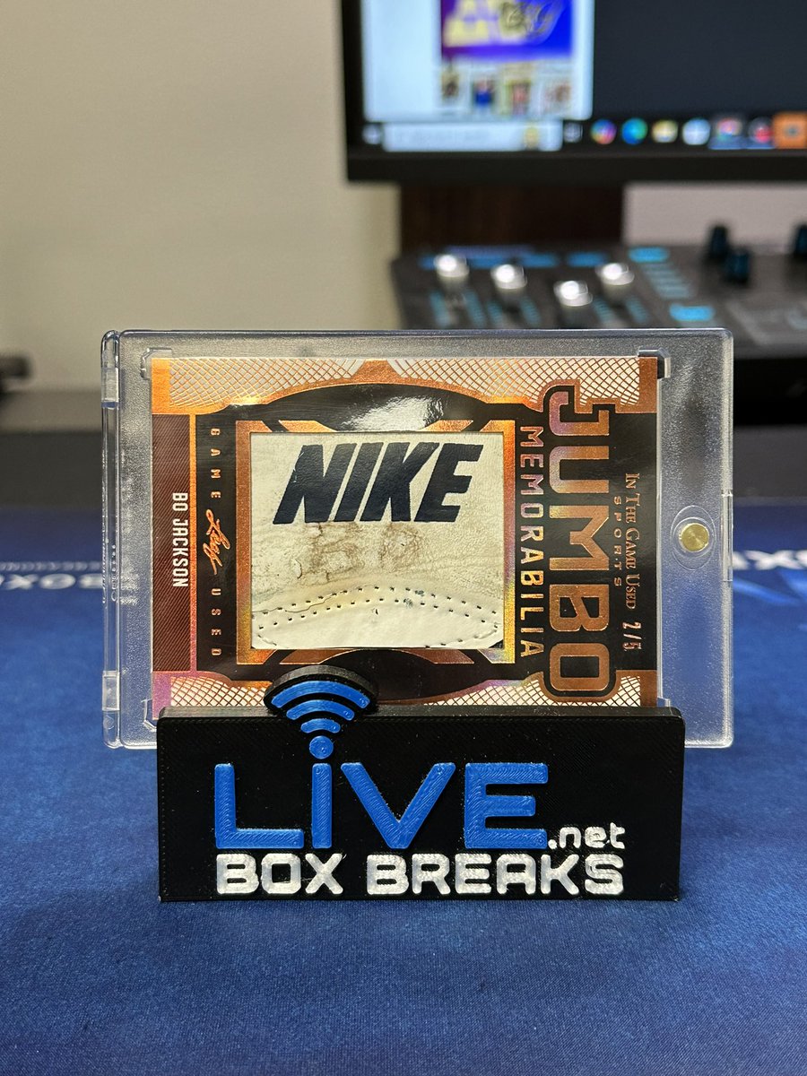 Not sure it gets much better than that. Bo Knows!!! Game used cleat tongue? With the Bo inscription!!