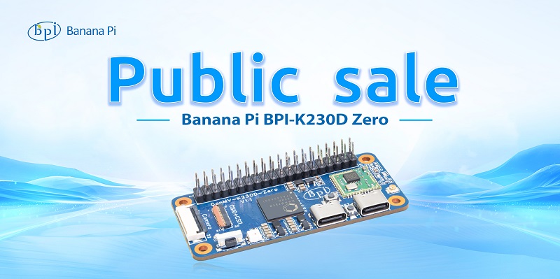 sinovoip's tweet photo. Banana Pi BPI-CanMV-K230D-Zero AIoT SBC design with Canaan K230D RISC-V chip.This board is designed by Canaan Technology and Banana Pi open source hardware community
https://t.co/INNeAAeRF1
#SBC #bananpi #canaan #K230D #riscv #opensource https://t.co/idGbQZzemE