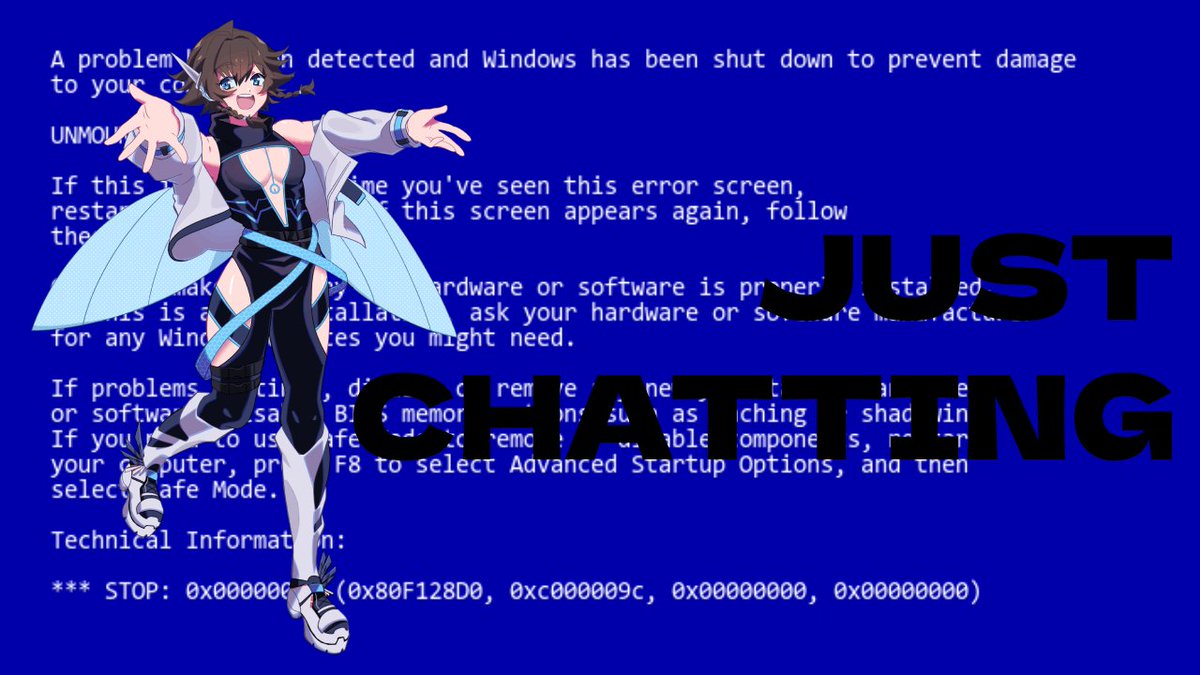 cynth_ai's tweet photo. Catching up with you all 💙

#justchatting #vtuber #virtux https://t.co/0itBrT6ECg