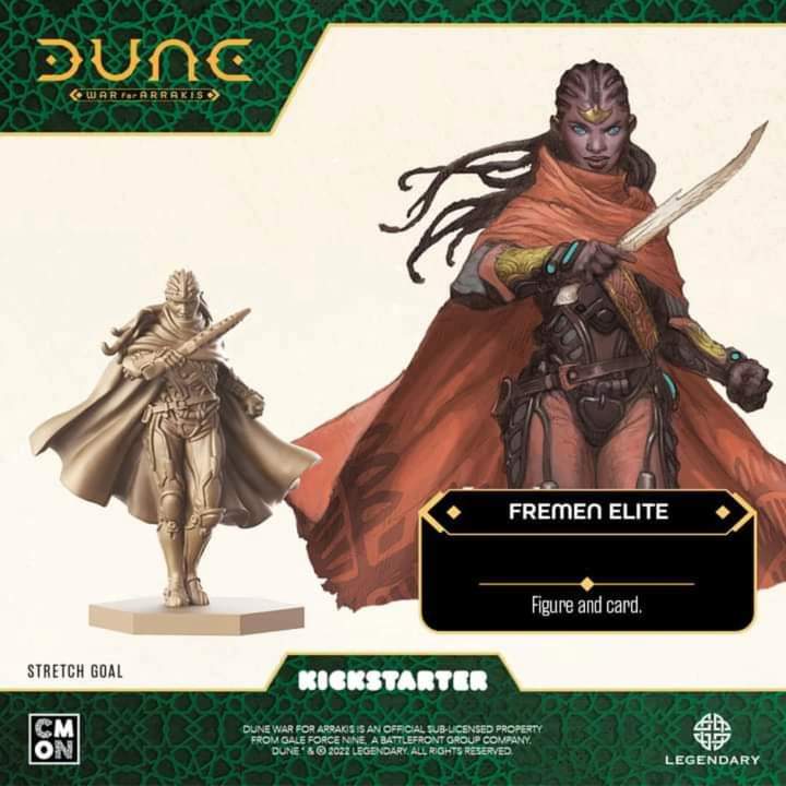 Fremen Elite from Dune War for Arrakis by <a href="/CMONGames/">CMON</a> ✨ beautiful miniature and pose. I really like that colour scheme 😍
#cmongames #dunewarforarrakis #dune #miniaturepainting #fremen #elite #greenstuffworld