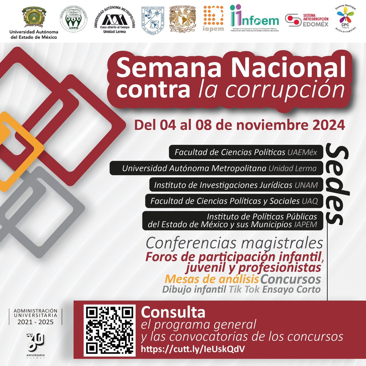 IAPEM (@iapem) on Twitter photo #TuIAPEM participó en la inauguración de la Semana Nacional contra la Corrupción en la <a href="/FcypysUaemex/">FCPyS.UAEMex.Oficial</a>. El evento comenzó con la conferencia "¡Hay justicia!", del Mtro. Ernesto Canales, quien compartió reflexiones sobre los desafíos del tema en nuestro país.
#ElPoderDeServir #TuIAPEM participó en la inauguración de la Semana Nacional contra la Corrupción en la <a href="/FcypysUaemex/">FCPyS.UAEMex.Oficial</a>. El evento comenzó con la conferencia "¡Hay justicia!", del Mtro. Ernesto Canales, quien compartió reflexiones sobre los desafíos del tema en nuestro país.
#ElPoderDeServir