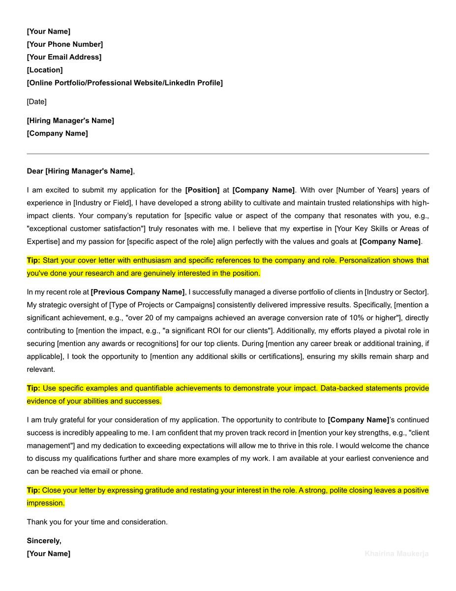 cover letter examples\, image size:927x1200