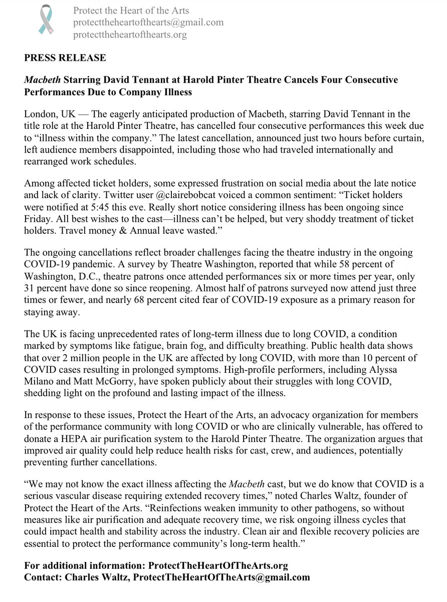 Charles W | Protect the Heart of the Arts 💕😷 tweet media