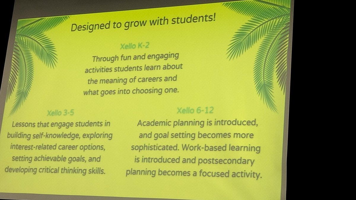 PinesLakesPTA's tweet photo. There was a lot of important information at the Broward Gifted Advisory Council meeting. 👩🎓#Xello is a valuable tool for students in all grade levels. It's available in #Clever https://t.co/T5Sd7ZFyZC