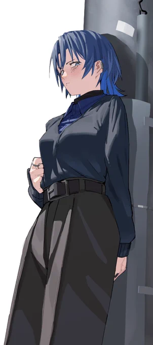 #青ペン待ち合わせ時間を過ぎても待ってくれている青くゆ 