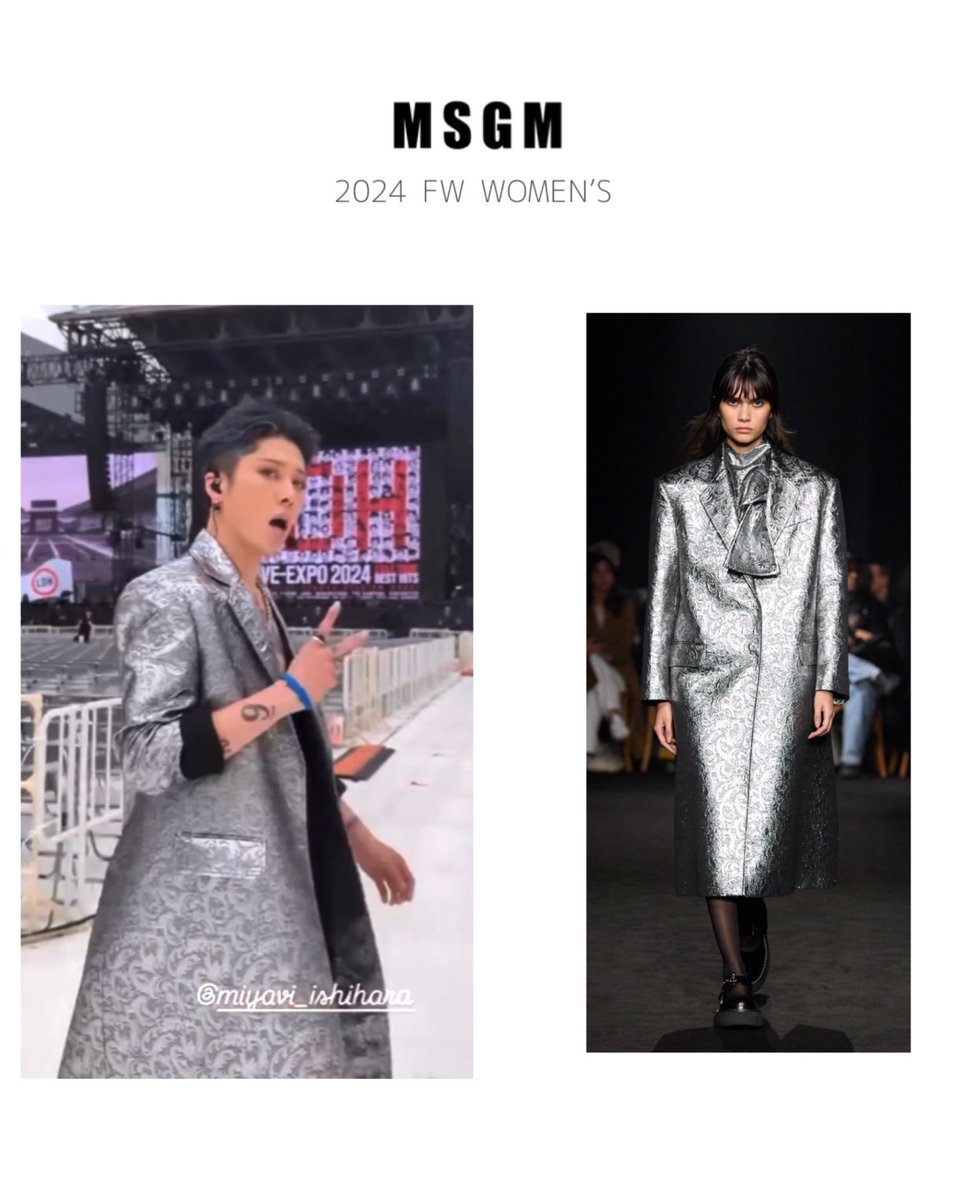 MIYAVI_fashion's tweet image. MIYAVIさん着用🩶
#MIYAVI #MSGM ⁦@MIYAVI_OFFICIAL⁩ ⁦@msgm_⁩