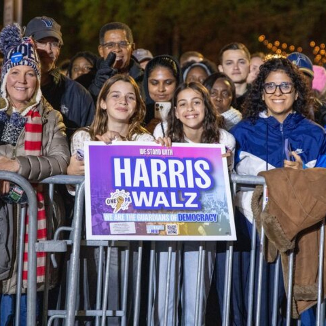 This Election Eve, we’re all in for Harris-Walz 🙌