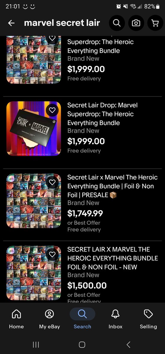 PappaScorch's tweet photo. @MTGSecretLair Yeah, this wasn't meant for your average player. This was meant to make money off of. Yall are despicable for not doing print to order. https://t.co/Isnf01tbVX
