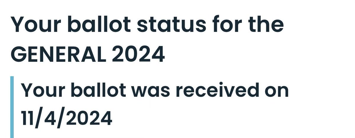 You can check if your ballot was received on vote.org Let’s freaking goooooooo!! #VoteKamala