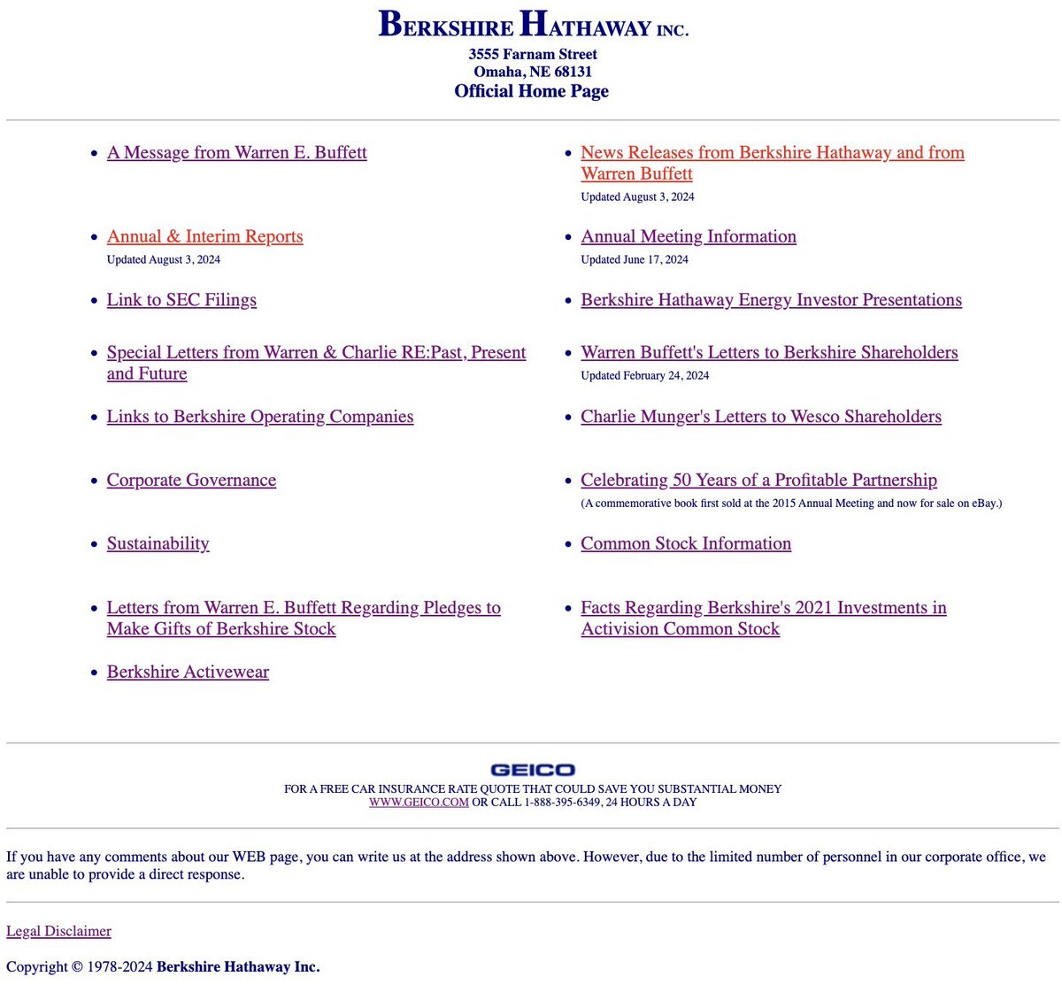 This is what the website of a TRILLION dollar company looks like in 2024