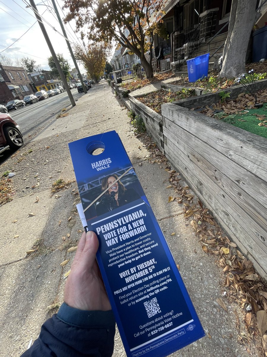 MCMartirone's tweet photo. Missed my #NCCTac to knock on doors in West Philly. Now…. We’re waiting for @KamalaHarris #ForthePeople https://t.co/rWGeRj3svD
