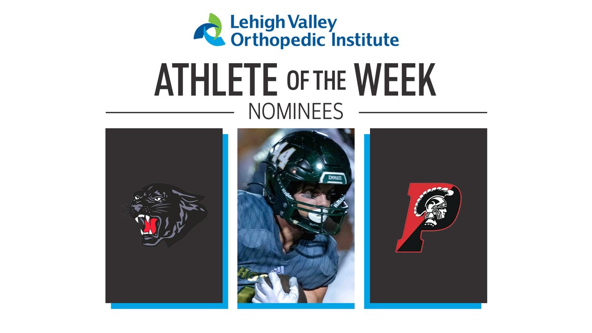 The Morning Call (@mcall) on Twitter photo ATHLETE OF THE WEEK
Time to vote for this week's boys nominees! #LVHNaotw #lvvarsity
➡️ <a href="/IsaiahCheco14/">IsaiahCheco</a> <a href="/SauconAthletics/">SV Athletics</a> <a href="/SauconFootball/">Saucon Valley Football</a>
➡️ <a href="/ReillyBechtel/">Reilly Bechtel</a> <a href="/_EHSAthletics/">EHS Athletics</a> <a href="/EmmausFootball/">Emmaus Football</a>
➡️ <a href="/daniel_sipling/">Daniel Sipling</a> <a href="/ParklandAthlet1/">Parkland Athletics</a> <a href="/Parkland_Soccer/">Parkland Boys Soccer</a>
<a href="/LVHN/">Lehigh Valley Health Network</a> @LVHNSports ATHLETE OF THE WEEK
Time to vote for this week's boys nominees! #LVHNaotw #lvvarsity
➡️ <a href="/IsaiahCheco14/">IsaiahCheco</a> <a href="/SauconAthletics/">SV Athletics</a> <a href="/SauconFootball/">Saucon Valley Football</a>
➡️ <a href="/ReillyBechtel/">Reilly Bechtel</a> <a href="/_EHSAthletics/">EHS Athletics</a> <a href="/EmmausFootball/">Emmaus Football</a>
➡️ <a href="/daniel_sipling/">Daniel Sipling</a> <a href="/ParklandAthlet1/">Parkland Athletics</a> <a href="/Parkland_Soccer/">Parkland Boys Soccer</a>
<a href="/LVHN/">Lehigh Valley Health Network</a> @LVHNSports