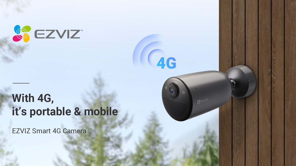 No Wi-Fi? No worries!
EZVIZ 4G Cameras run seamlessly on a high-speed 4G network by using a Micro SIM Card.
Whether you're securing remote locations, they always have you covered.
Learn More: bit.ly/47Zwm5s