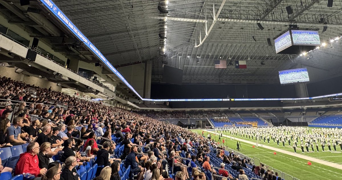 The <a href="/spartanregband/">Spartan Regiment</a> made finals again at the UIL State Marching Contest!!! One more shot at Taming the Sky tomorrow night!!! <a href="/BISD_FineArts/">BISD Fine Arts</a>