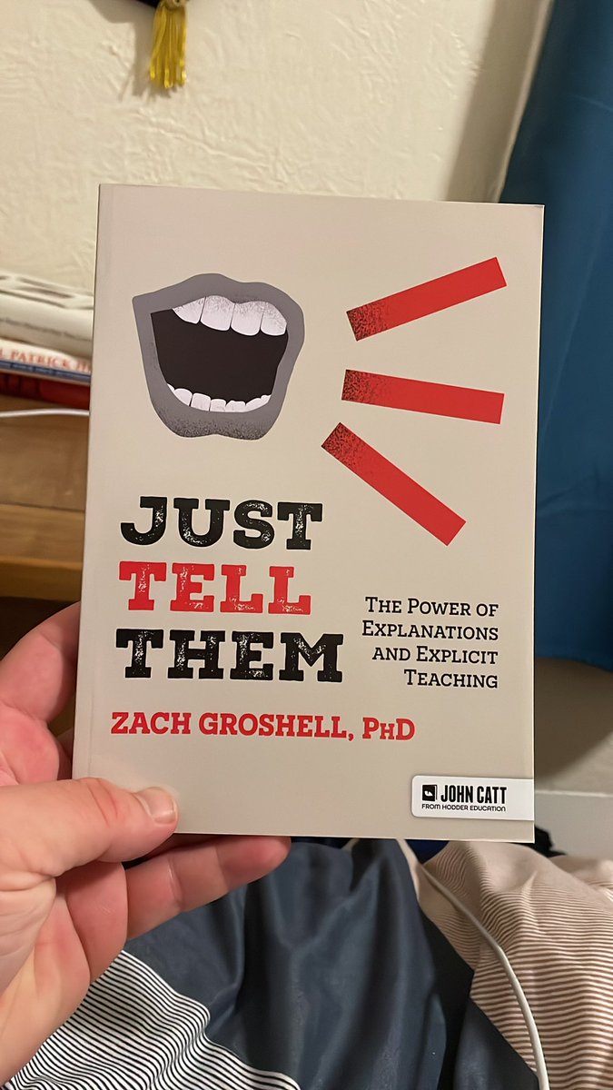 So you know how you kind of just teach the material directly and explicitly despite your university telling you, directly and explicitly, that you should let the kids inquire into the material and make their own discoveries? Well, this book is for you!