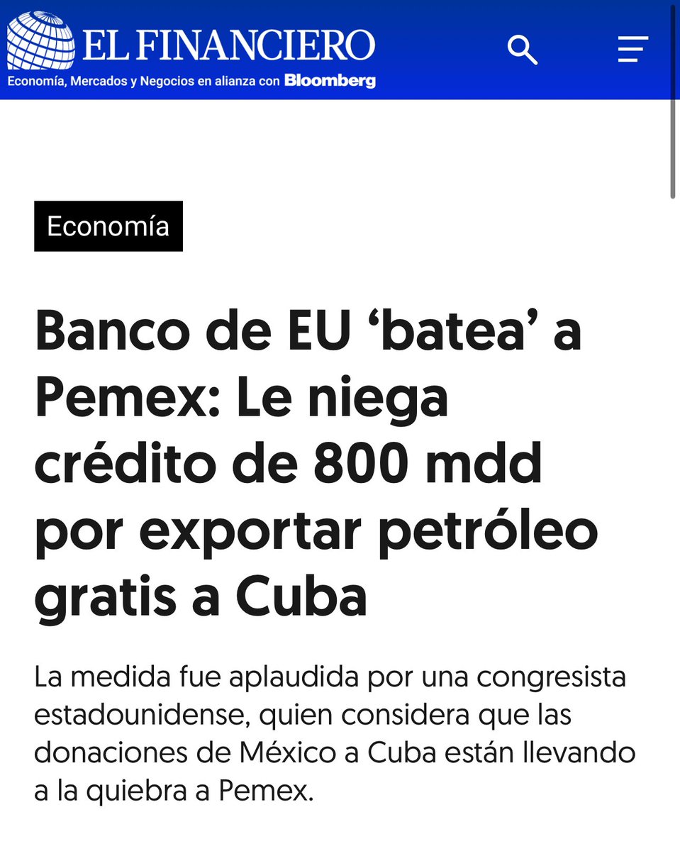 RaulAragonLoya's tweet image. ‼️QUÉ CALLADITO SE LO TENÍAN‼️

Ya les habían autorizado el crédito, cuando el banco en USA se dio cuenta de que era para patrocinarle petróleo gratis a la dictadura cubana y se los cancelaron.

¿Ya ven chairos? Y ustedes creyendo que “primero los pobres”. A ustedes los traen…