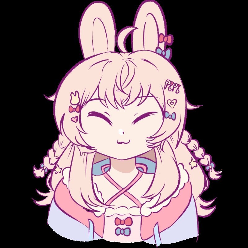 jdiggityart's tweet image. For anyone that&apos;s interested, here&apos;s the still png frames from my recent Pippa video (now with actual transparent backgrounds)

Now you too can make her &quot;pipipi&quot; wherever you want (or just make her talk or something) 
#MMOARTPG 🐰 #Capippalist 🔌