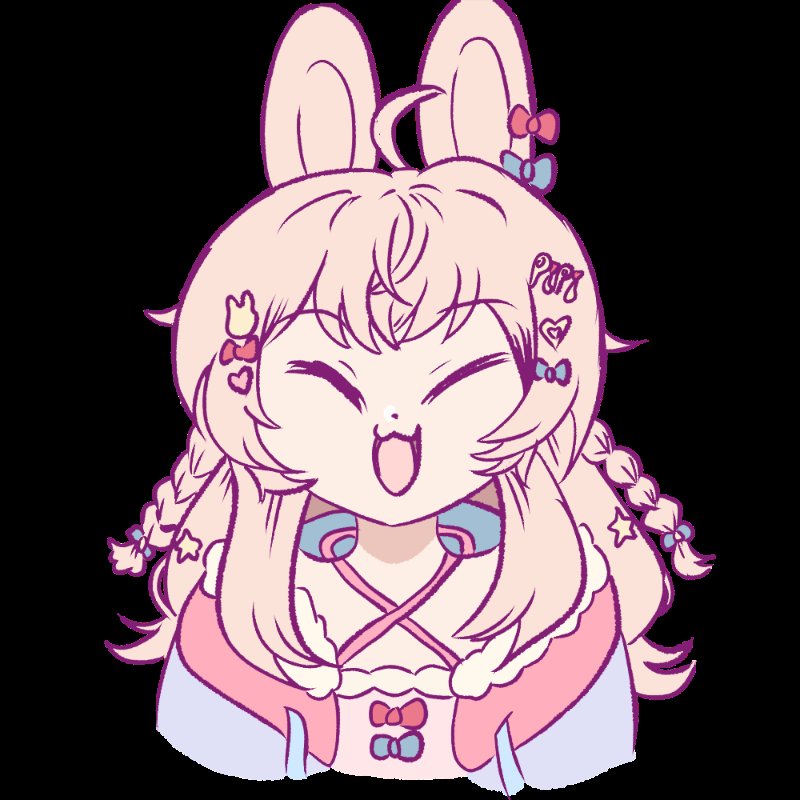 jdiggityart's tweet image. For anyone that&apos;s interested, here&apos;s the still png frames from my recent Pippa video (now with actual transparent backgrounds)

Now you too can make her &quot;pipipi&quot; wherever you want (or just make her talk or something) 
#MMOARTPG 🐰 #Capippalist 🔌