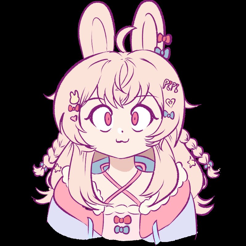 jdiggityart's tweet image. For anyone that&apos;s interested, here&apos;s the still png frames from my recent Pippa video (now with actual transparent backgrounds)

Now you too can make her &quot;pipipi&quot; wherever you want (or just make her talk or something) 
#MMOARTPG 🐰 #Capippalist 🔌