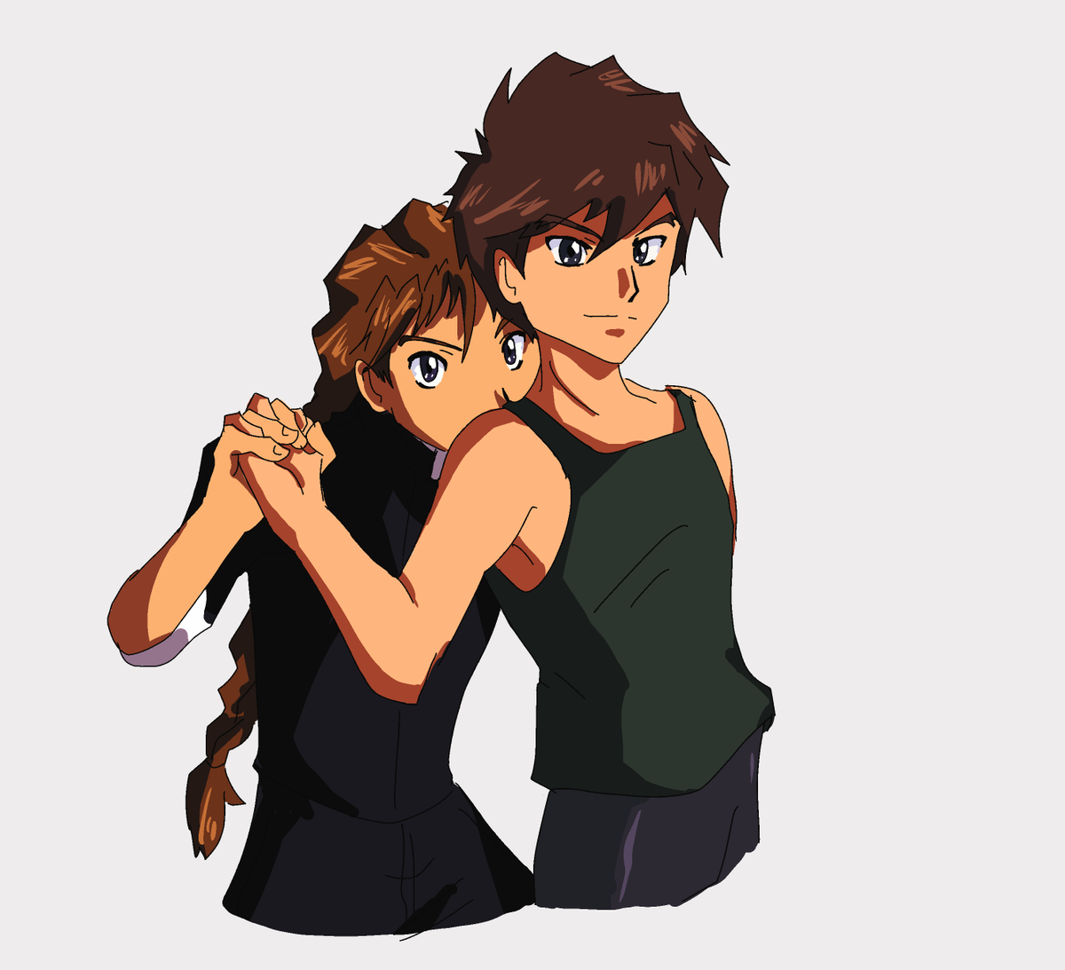 AitaPeach's tweet photo. Got the urge to draw (finally!) so why not these two?♥️ #ニイチ #ガンダムW #デュオ・マックスウェル #ヒイロ・ユイ #2x1 #DuoxHeero #DuoMaxwell #HeeroYuy #ImSoOld 💦 https://t.co/MzxXf7YKiT