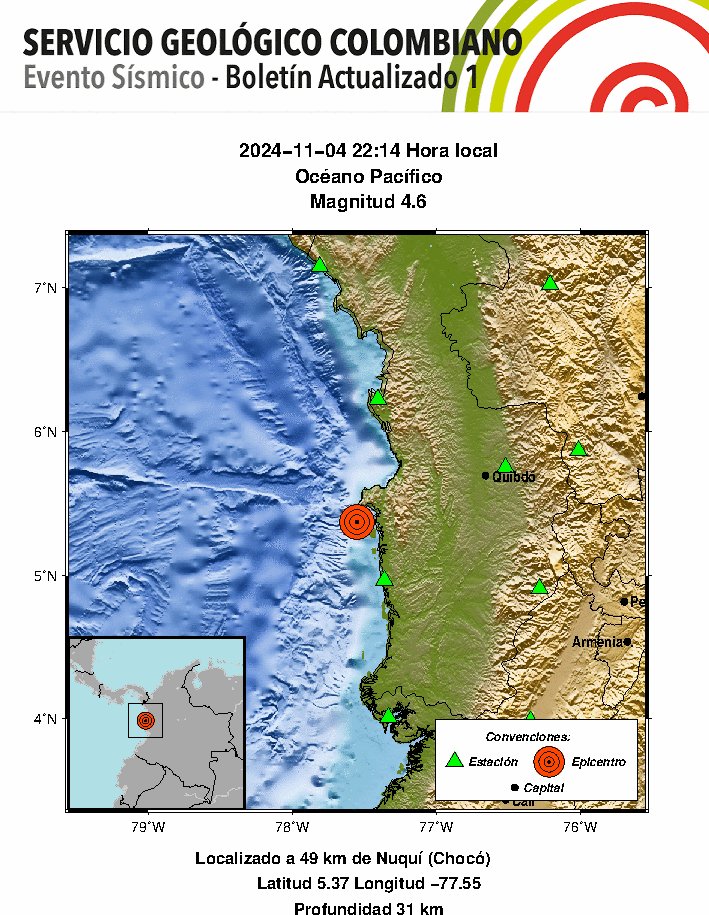 Servicio Geológico Colombiano tweet media