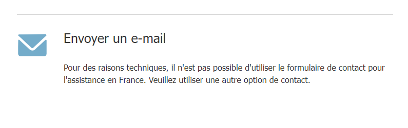 CerealesGamer's tweet photo. A savoir : 3 façons de vous contacter
Email : indisponible en France https://t.co/gLGU27mNe4