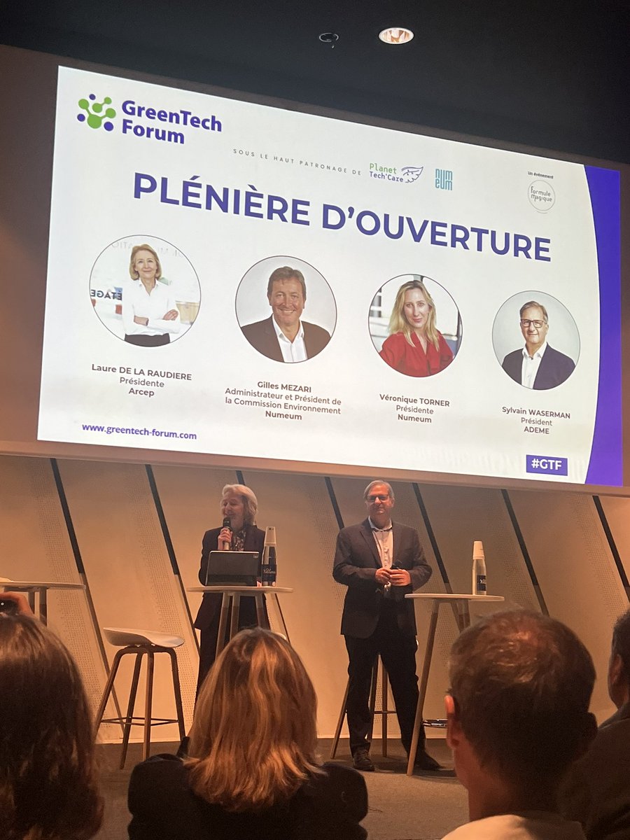 Lancement du Green tech Forum 2024 :
Le + grand rdv professionnel dédié au Numérique et à l'Environnement.

▪️2 jours 
▪️+ de 2500 participants attendus, 
▪️100 exposants 
▪️+ de 150 intervenants et 70 prises de parole