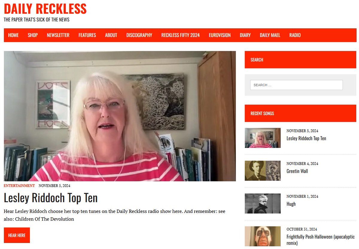 Daily_Reckless's tweet photo. This morning's front page show at the Daily Reckless. https://t.co/9kgh9FgYSZ https://t.co/aA3iCBewDh
