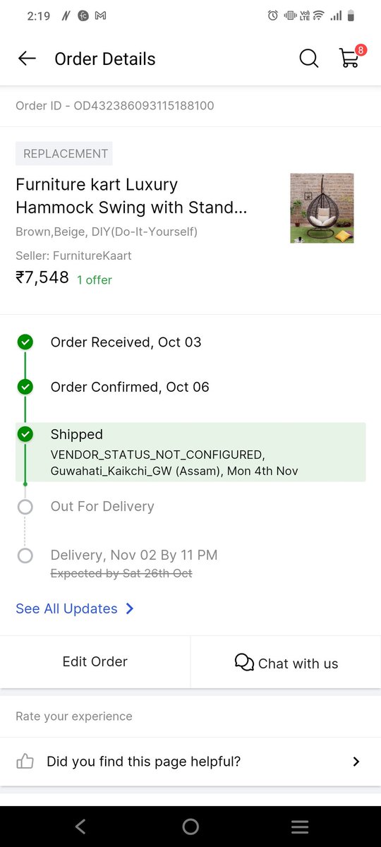 NotAgainNiky's tweet photo. @flipkartsupport Dear everyone, please be aware before shopping from #Flipkart . You might end up losing your money. #flipkartscam #flipkartscam #ScamWarning #flipkart https://t.co/chucScy7yV