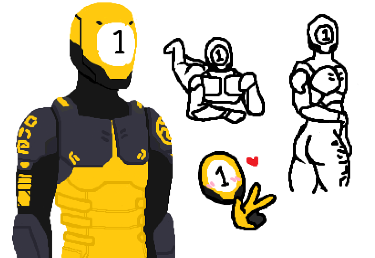 Lemonic with a pen tweet media