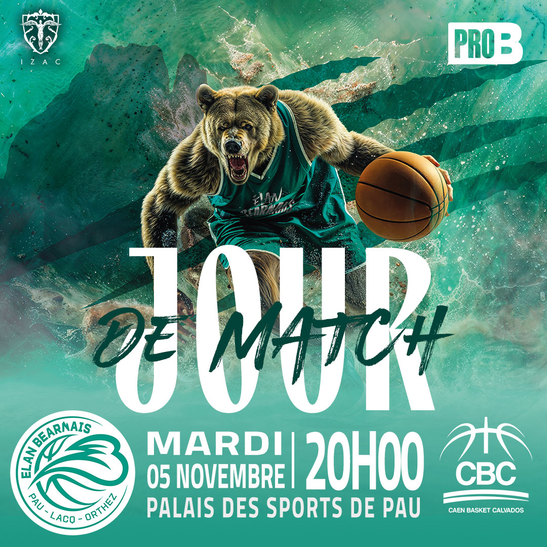 EBPLO's tweet photo. 🏀JOUR DE MATCH !
🟢⚪️ I JOUR DE MATCH vous est présenté par @izac_officiel
🏆 Pro B
⚔️ vs @caenbc14
🏟 Palais des Sports
🕖20h00
#EBPLO #territoire https://t.co/2rsAcMJEMz