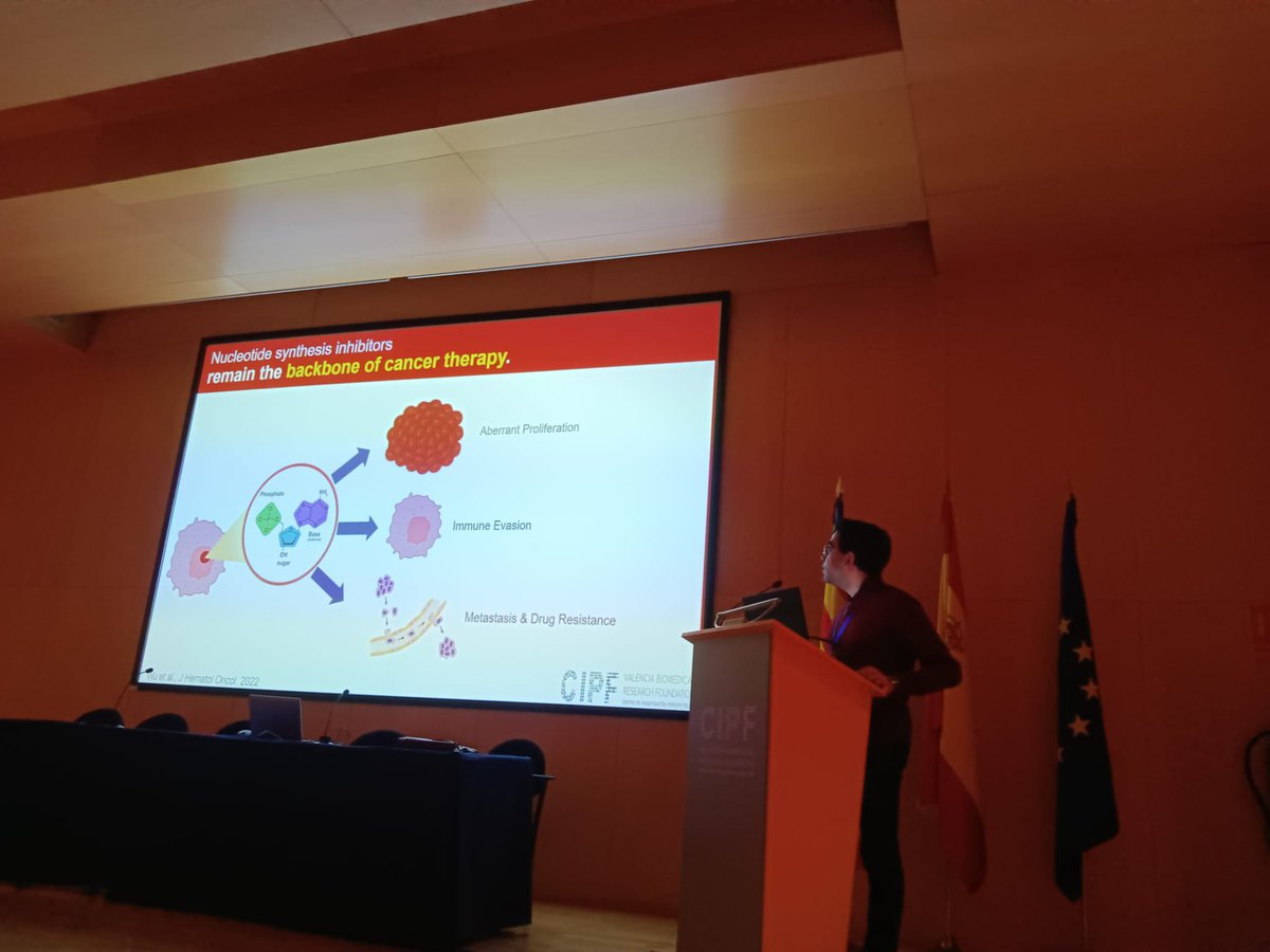 ApoReunion's tweet photo. @CellBiolUnizar @HaploXGlobal @ebioNova @MedChemExpress @Co_Biologists Our first in person speaker is Mohammed Moustapha Anwar from @CIPFciencia talking about the consequences of a dihydroorotate dehydrogenase inhibitor on colorectal cancer cells
@HaploXGlobal @ebioNova @MedChemExpress @Co_Biologists #Condalab #Deltalab https://t.co/npNesFBFG7