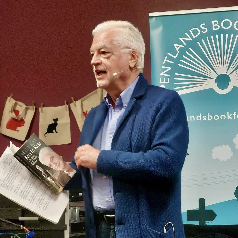 billykayscot's tweet photo. A braw gaitherin at the Pentlands Book Festival yestreen. Colinton Library is a wee gem, sae it wis a pleisure tae speak there. Meikle thenks tae aw at the Festival for the invitation. https://t.co/tt9webHb7d