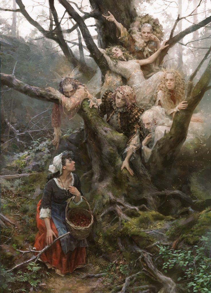 The thing about Avalon is, you never know who or what you are going to bump into. As I said before, the landscape here is very ancient and very liminal. Humans have had encounters with 'others' who have not been human. The fae have a strong presence here. As do other mysterious
