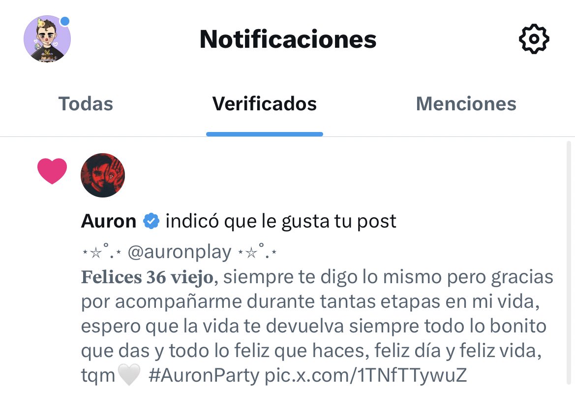 dxnilvs's tweet image. LLORÉ 😭
Te quiero mucho Auronplayas🥲🤍
#AuronParty